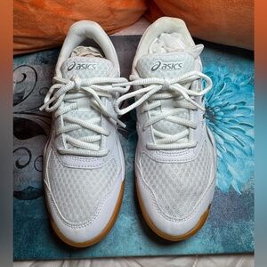 ASICS Upcourt 5 White Gum Sole Sneakers Women’s 5.5 Youth 3.5 New 🤍
